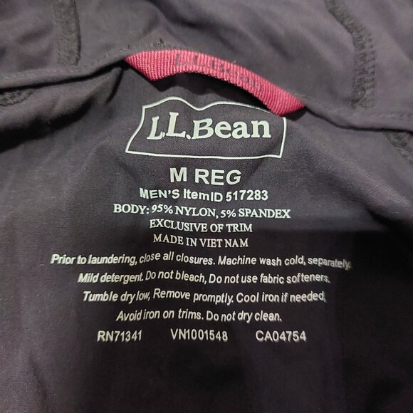 Men's L.L. Bean Pullover Windbreaker MEDIUM - Picture 2 of 5
